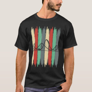 Nervenkitzel Achterbahn Achterbahn Vergnügen T-Shirt