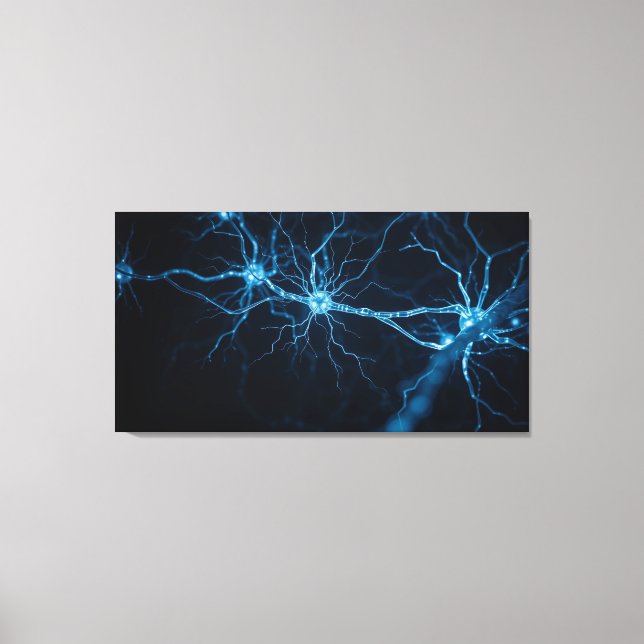 Nervensystem Leinwanddruck (Vorderseite)