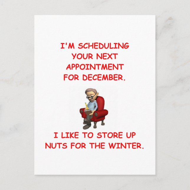 Nervenwitz Postkarte (Vorderseite)