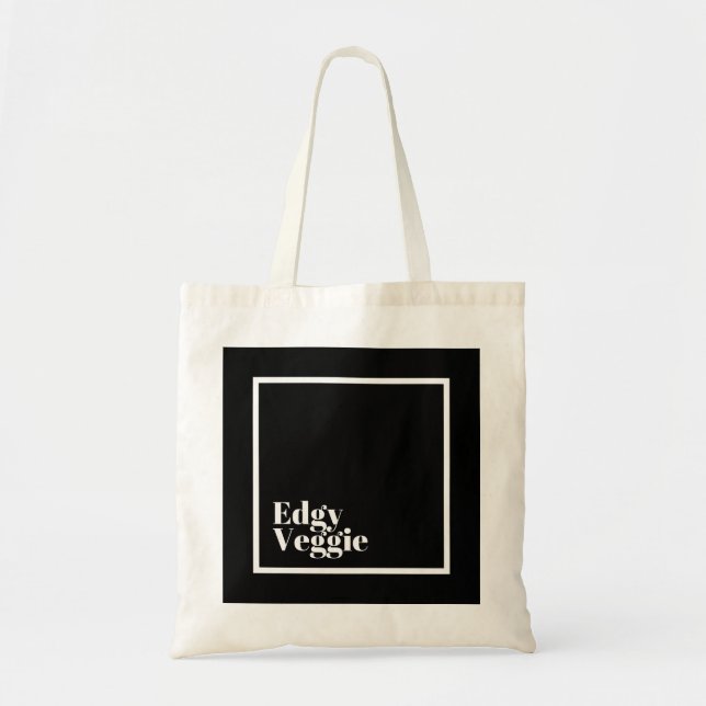 Nervöse Veggie-Taschen-Tasche Tragetasche (Vorne)