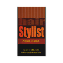 Nervöser moderner Typografie-Salon-Haar-Stylist