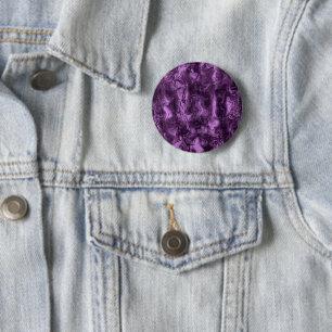Nervous Energy Grungy Abstrakt Art Amethyst Orchid Button