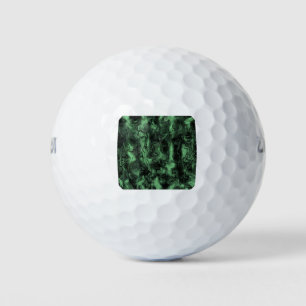 Nervous Energy Grungy Abstrakt Art Green Ash Golfball