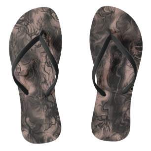 Nervous Energy Grungy Abstrakt Art Wüste nebel Flip Flops