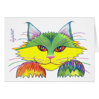 "Nervtötende Katze", Copyright ©2003, SylviART