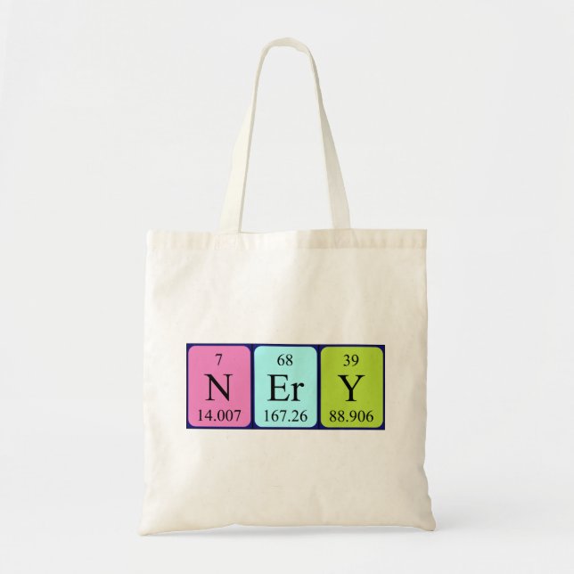 Nery Periodic Table name tobag Tragetasche (Vorne)