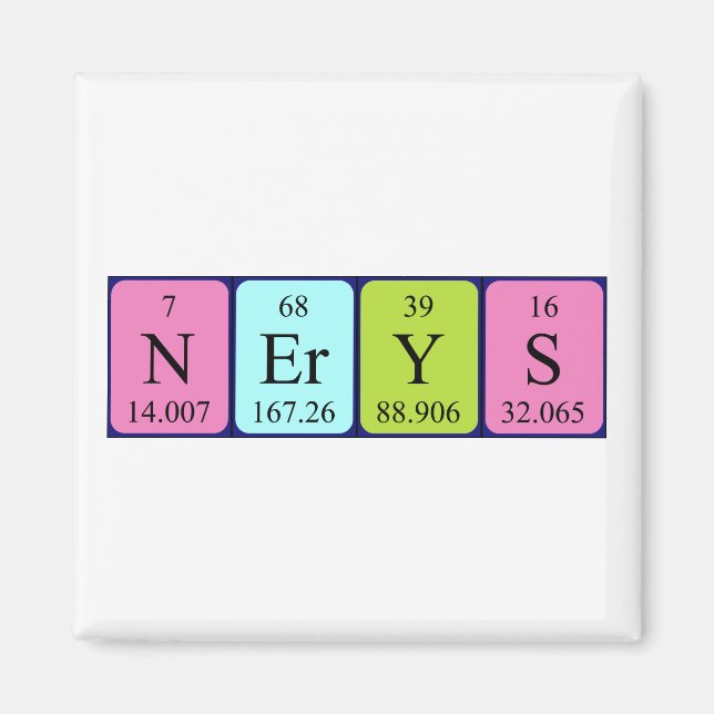 Nerys Periodenmagnet Magnet (Vorne)