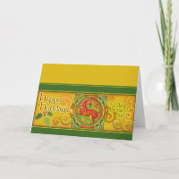 Nerz Holidaze Weihnachtskarte - GoldSpiralen