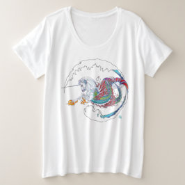 Nerz-Modus Hippicorn Damen-T - Shirt 2017 plus 3