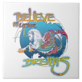 Nerz-Nest 2017 Hippicorn 6" Fliesen-Wörter Fliese