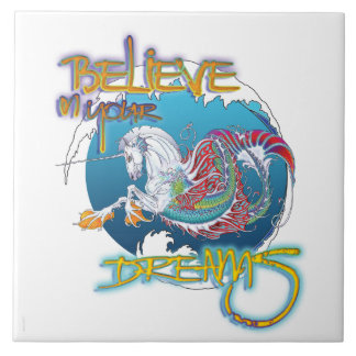 Nerz-Nest 2017 Hippicorn 6" Fliesen-Wörter Fliese