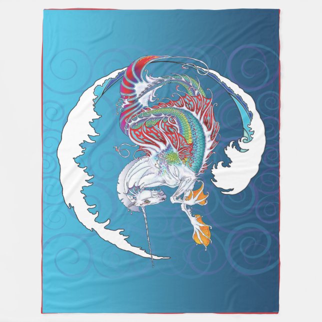 Nerz-Nest Hippicorn Fleece Decke 2017 groß (Vorderseite)