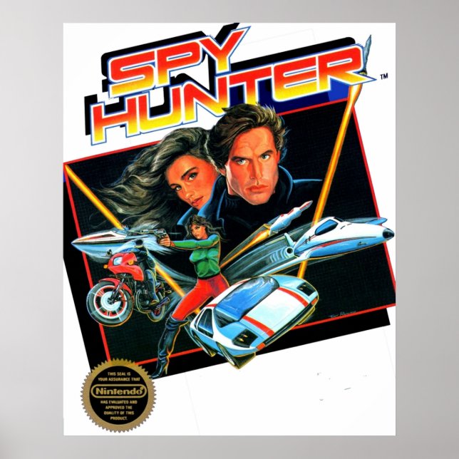 NES Spy Hunter Poster (Vorne)