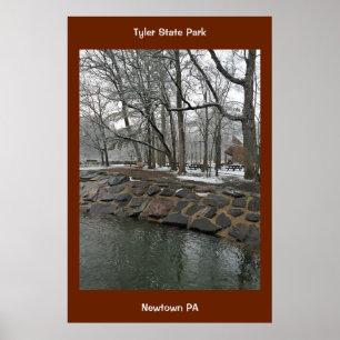 Neshaminy Creek Tyler Staat Park Poster