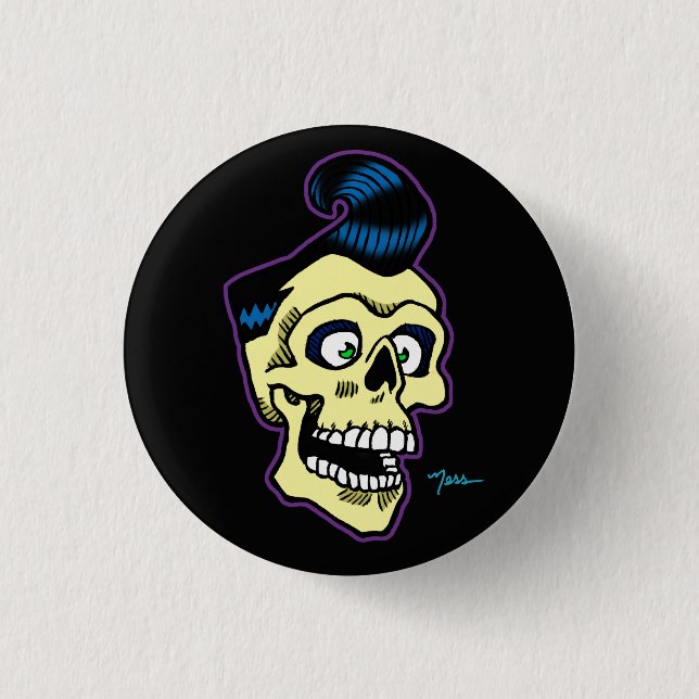 Ness Rockabilly 00 Button (Vorderseite)