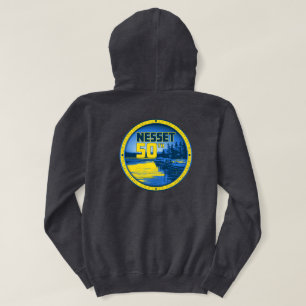 Nesset Reflexionen Rück- und Vorderkante Hoodie