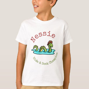 Nessie, das Loch Ness Monster, Hide & Seek Champ T-Shirt
