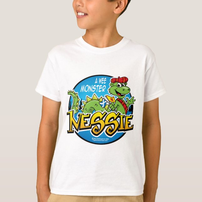 Nessie: Ein kleines Monster T-Shirt (Vorderseite)