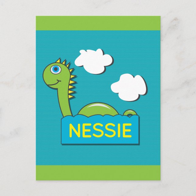 Nessie Postkarte (Vorderseite)