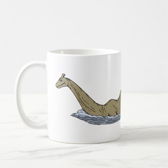 Nessie the Loch Ness Monster Kaffeetasse (Links)