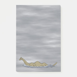 Nessie the Loch Ness Monster Post-it Klebezettel