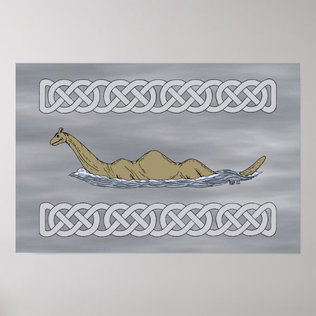 Nessie the Loch Ness Monster Poster (Vorne)