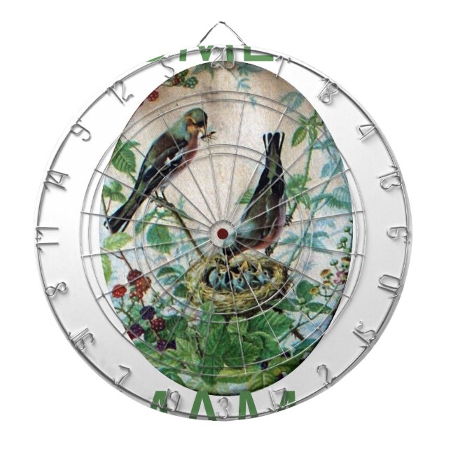 Nest der Freude: Liebe des jungen Geistes in der F Dartscheibe (vorne)