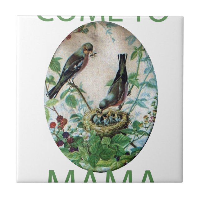 Nest der Freude: Liebe des jungen Geistes in der F Fliese (Vorderseite)