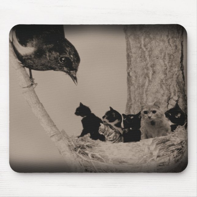 Nest der Katzen Mousepad (Vorne)