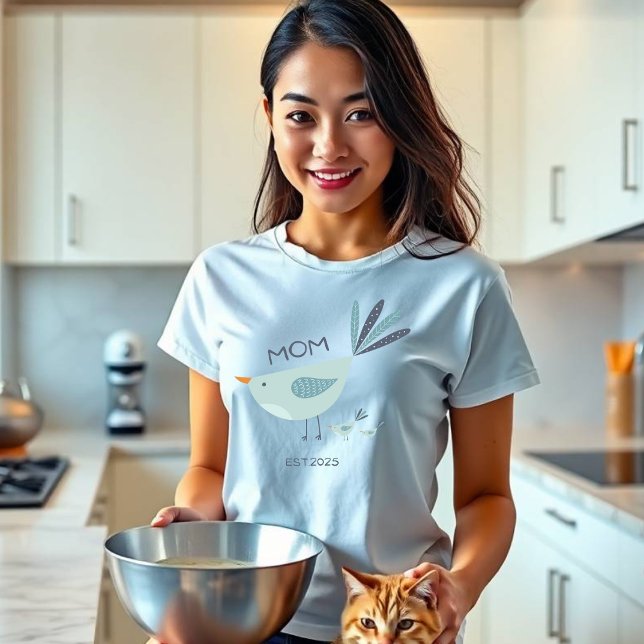 Nest der Liebe - Mama Bird Art T-Shirt (Von Creator hochgeladen)