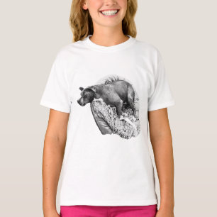 Nest & Gaze - einfarbiger Stil T-Shirt