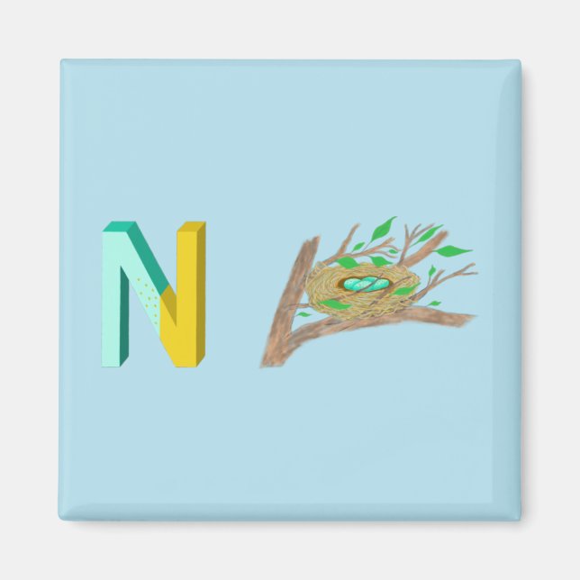 Nest Kühlschrankmagnet Magnet (Vorne)