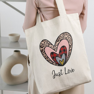 Nested Hearts-Tasche – Einfach Liebe Design Tragetasche