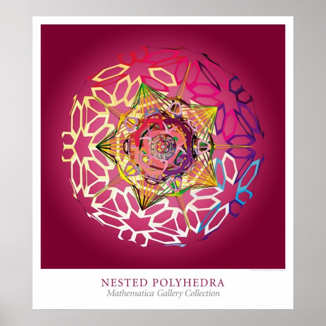 Nested Polyhedra Poster (Vorne)