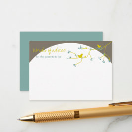 Nesting Bird Family Baby Shooting Game Advisor Car Hinweiskarte