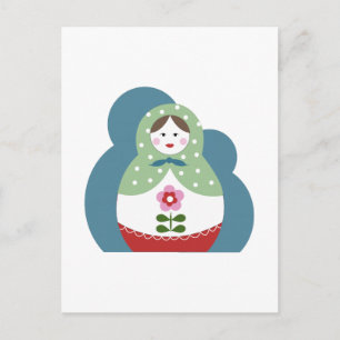Nesting Dolls Postkarte