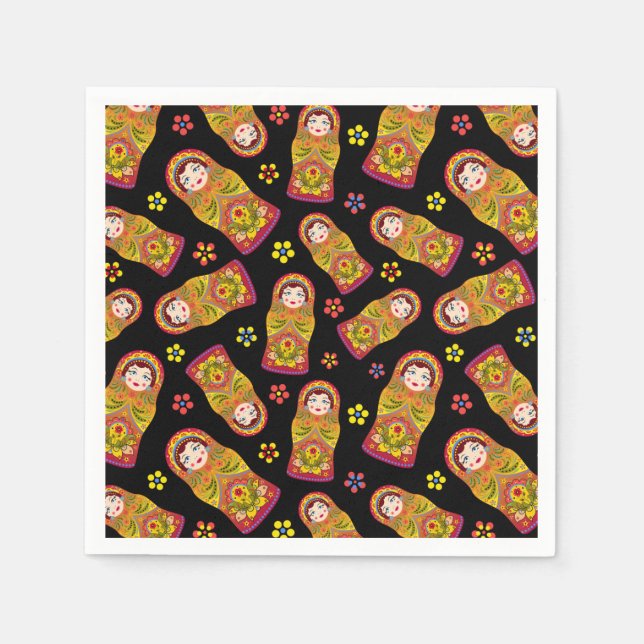 Nesting Dolls Serviette (Vorderseite)