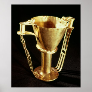 Nestor's cup, Mycenae, c.1550-1500 v. Chr. Poster