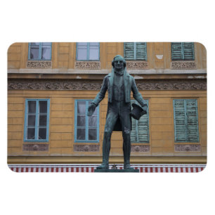 Nestroy Denkmal, Wien, Österreich Magnet