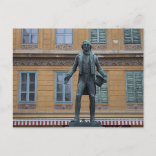 Nestroy Denkmal, Wien, Österreich Postkarte