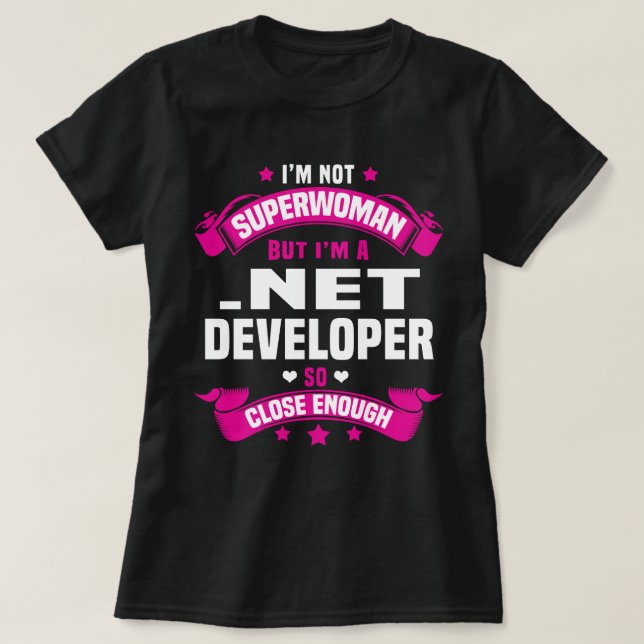 .Net Developer T-Shirt (Design vorne)