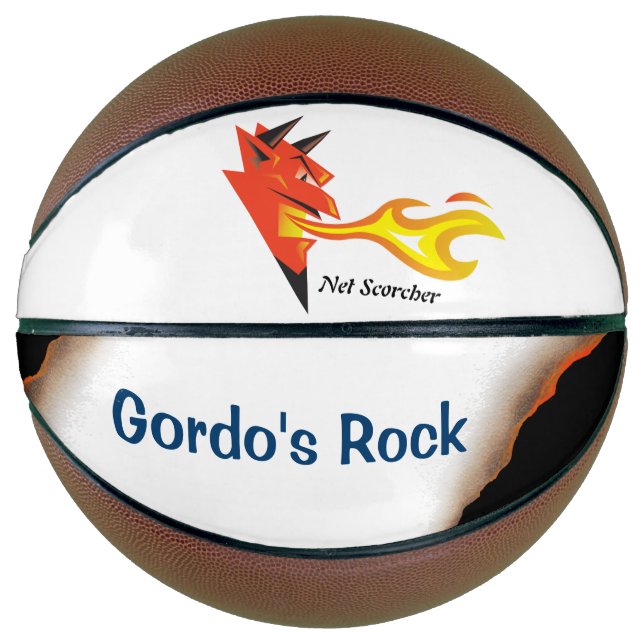 Net Scorcher Personalisiert Basketball (Vorderseite)