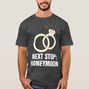 Net Stop Hochzeitsfeier Ehemann und Ehefrau  T-Shirt
