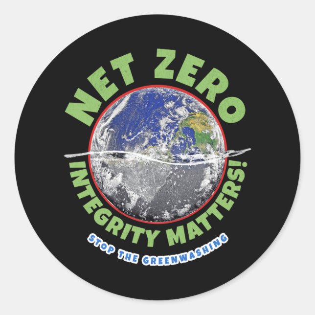 Net Zero Integrity S! Aufkleber (Vorderseite)