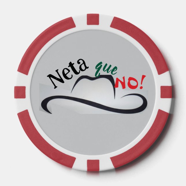 Neta que No! Pokerchips (Vorderseite)