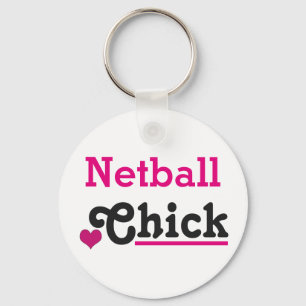 Netball Chick Schlüsselanhänger