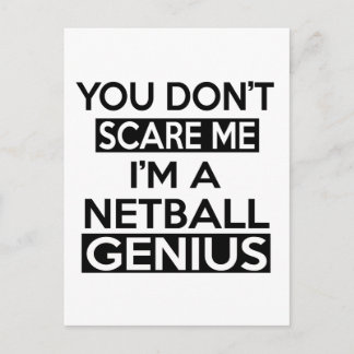 NETBALL GENIUS DESIGNS POSTKARTE