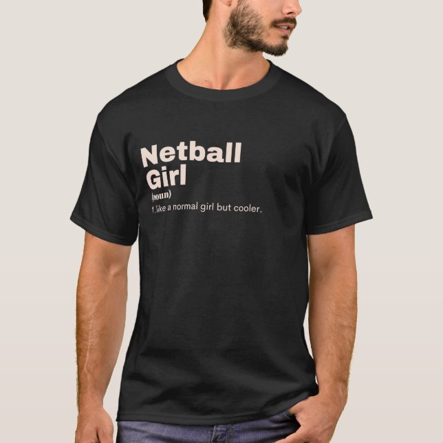 Netball Girl - Netball T-Shirt (Vorderseite)
