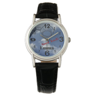 Netball Hoop Foto Ladys Watch Armbanduhr