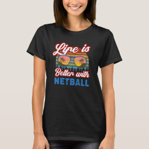 Netball Player Netball Coach mit Netball T-Shirt